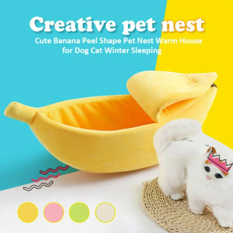 Banana Cat Bed – Cozy, Funny & Adorably Functional Pet House