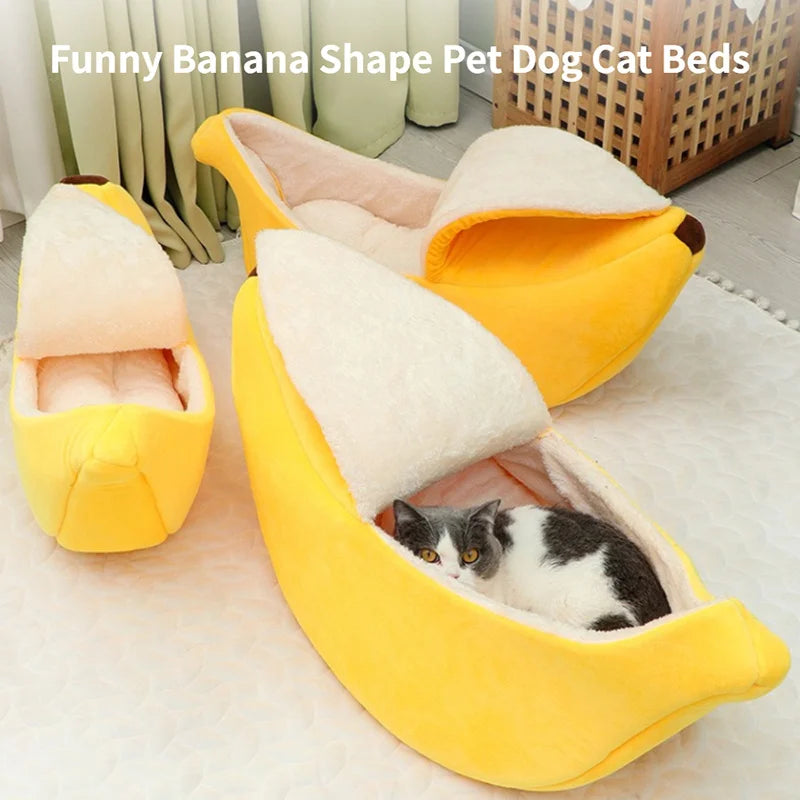 Banana Cat Bed – Cozy, Funny & Adorably Functional Pet House